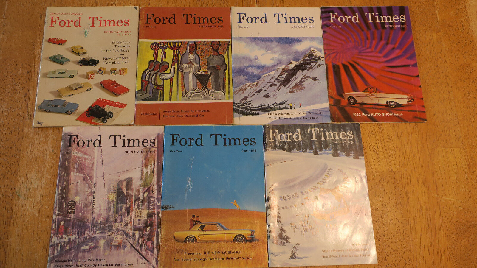 Ford Times Magazine Lot - 1961-1965