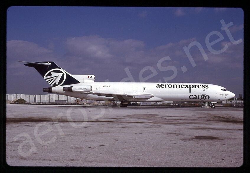Aeromexpress Cargo Boeing 727-200 N909PG Nov 98 Kodachrome Slide/Dia A1