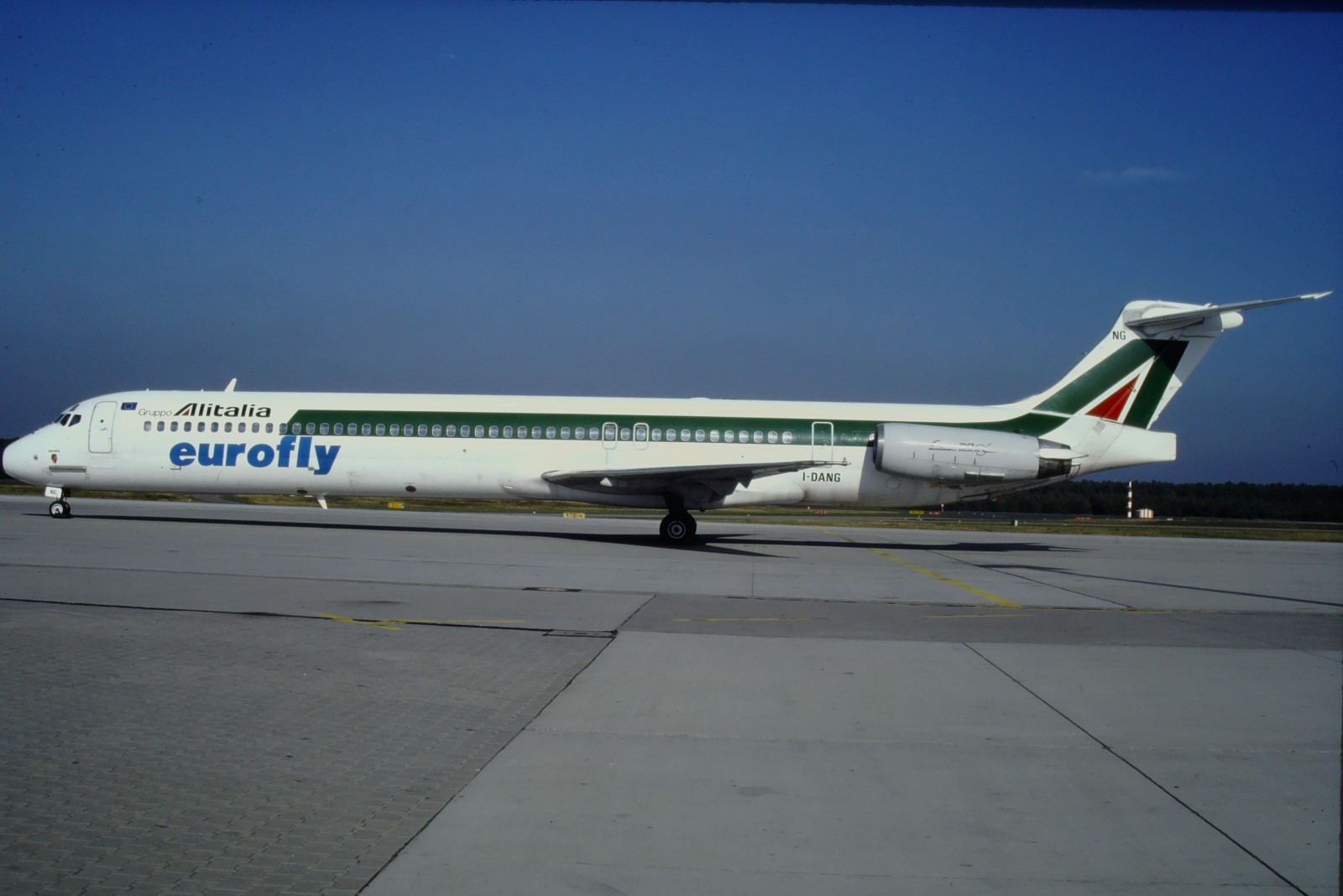 RJ467_I-DANG_EUROFLY / ALITALIA_DC-9-82 - ORIGINAL KODAK SLIDE RJ467_I-DANG_EUROFLY / ALITALIA_DC-9-82 - ORIGINAL KODAK SLIDE