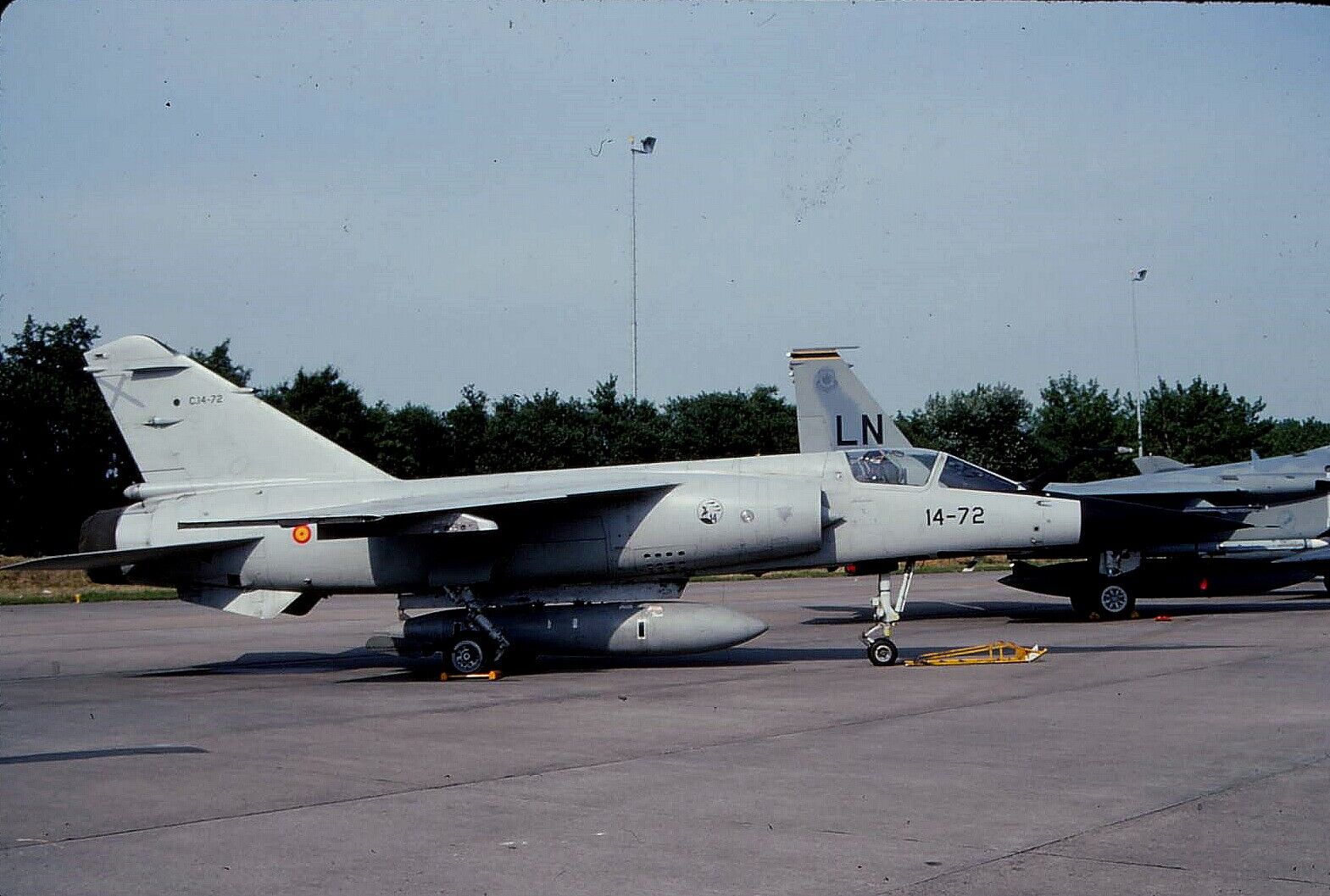 Original colour slide Mirage F.1EE C14-72/14-72 of Ala 14 Spanish Air Force