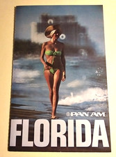 PAN AM postcard for poster orders FLORIDA excellent picture