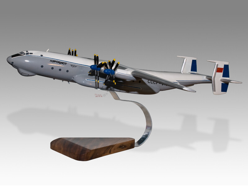 Antonov AN22A Russian Air Force Solid Mahogany Wood Handcrafted Display Model
