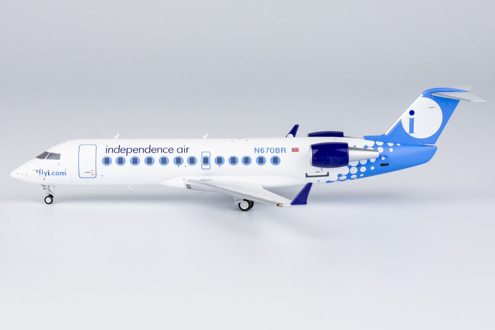 NG 52059 Independence Air Bombardier CRJ-200ER N670BR Diecast 1/200 Jet Model