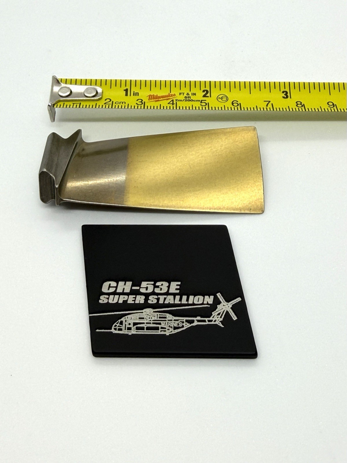 CH-53 Super Stallion Helicopter Engine Blade Display. Desk Model Aviation Marine