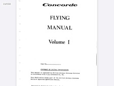Concorde 1500 page Flying Manuals  + Many  Extras Sent via wetransfer pdf picture
