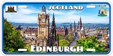 Edinburgh City Scotland Novelty Car License Plate picture