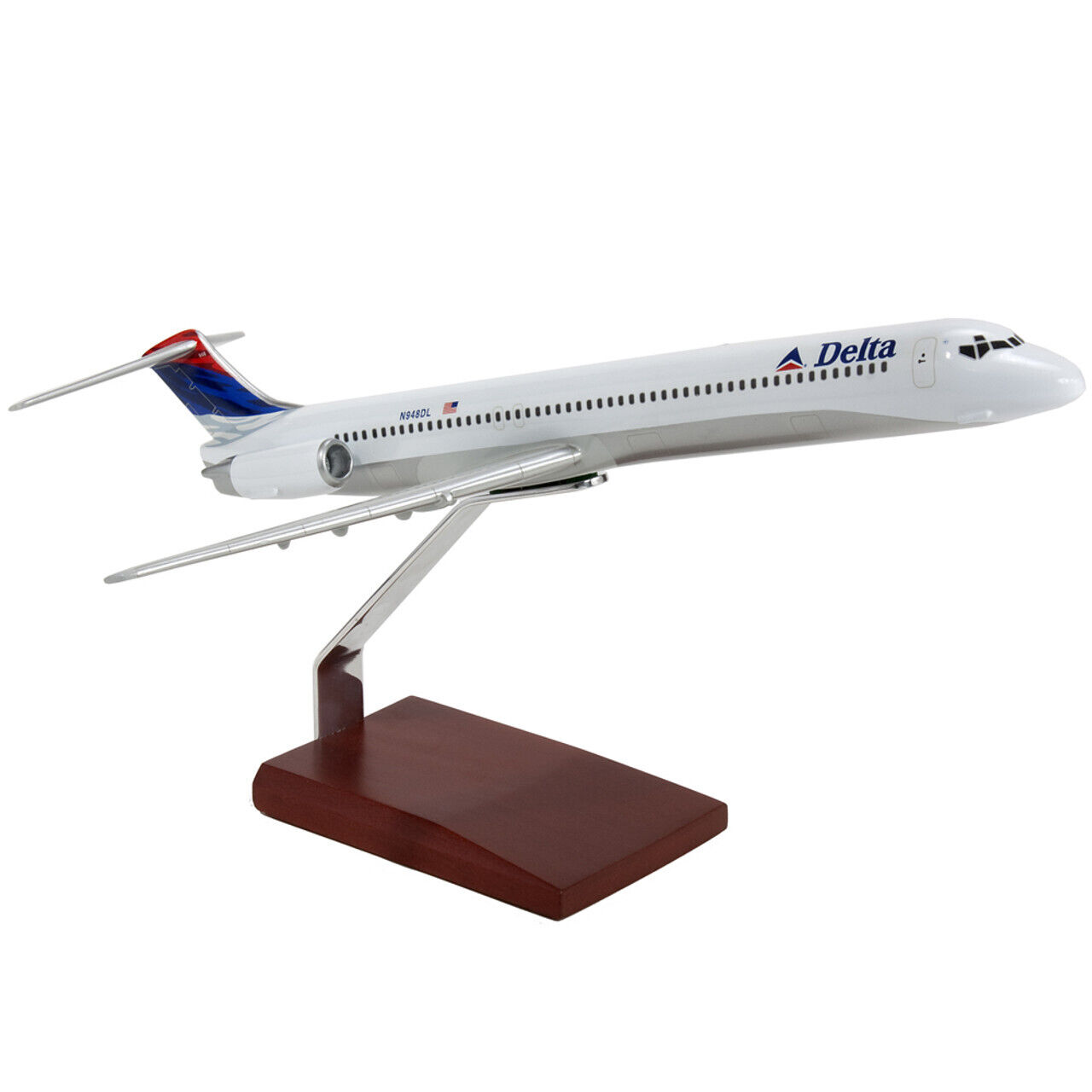 Delta Airlines McDonnell Douglas MD-80 N948DL Desk Top Model 1/100 ES Airplane