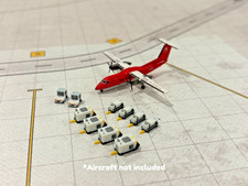 1:400 Model Airport Accessories - 10 Piece Aircraft GPU and A/C Cart Set picture