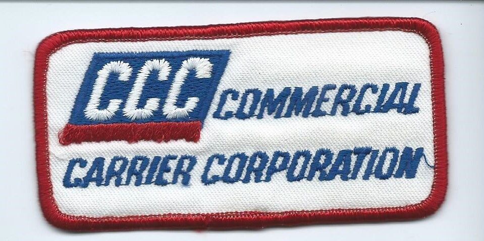 CCC Commercial Carrier Corp Auuburndale FL patch 2 X 4 #1875