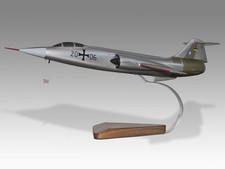 Lockheed F-104G Starfighter German Air Force Desk Wood Airplane Model Small 1/72 picture