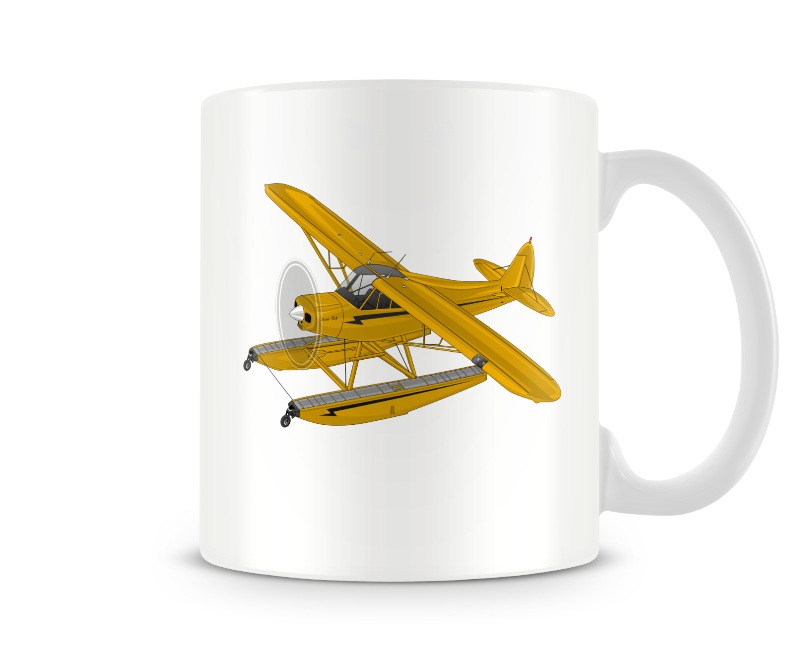 Piper Cub Floatplane Mug - 11oz