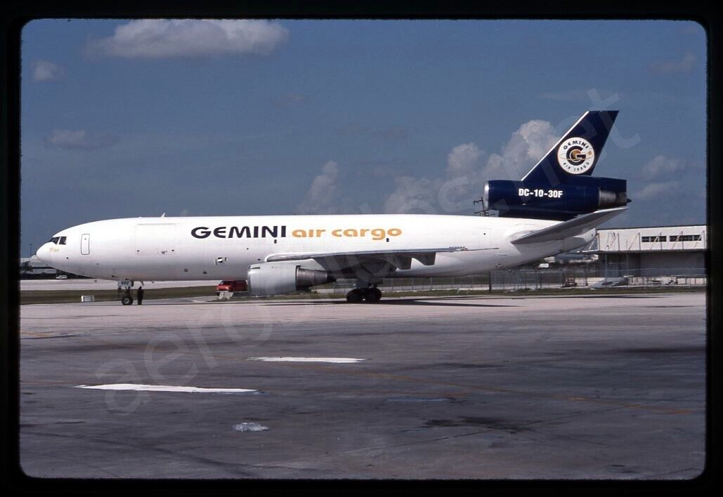 Gemini McDonnell Douglas DC-10-30F N602GC Aug 98 Kodachrome Slide/Dia A17