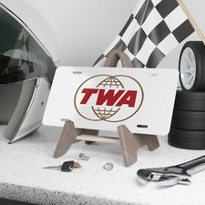 TWA - Trans World Airlines Vanity Plate picture