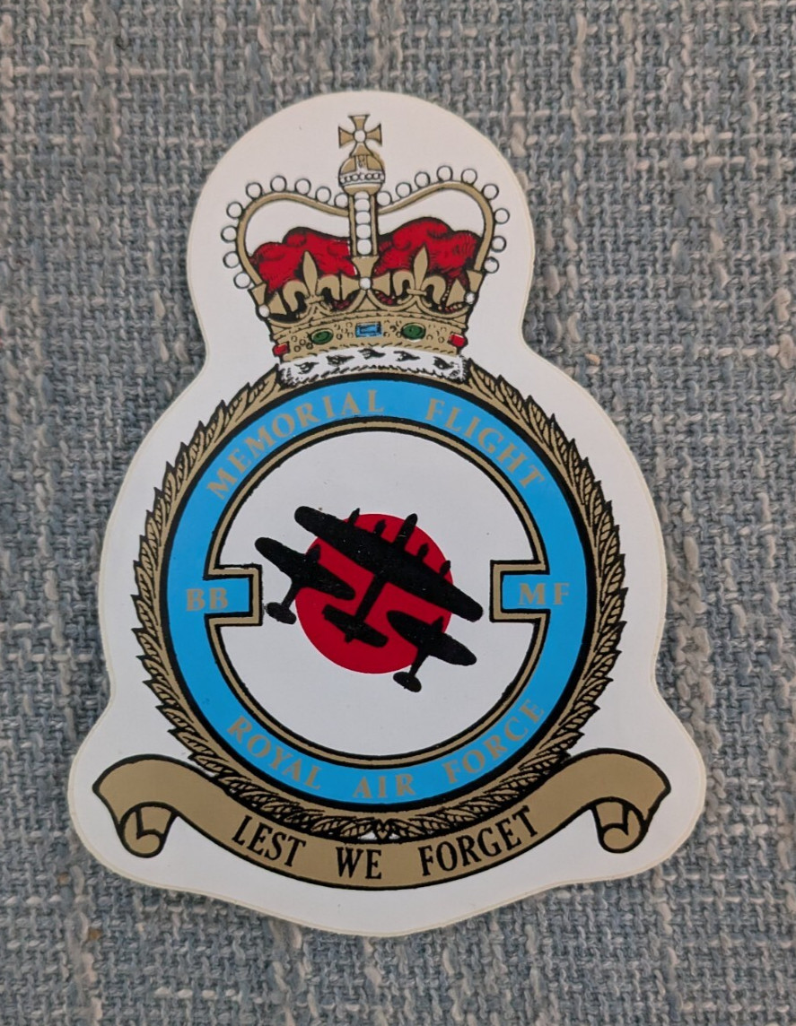 The Battle Of Britain Memorial Flight Royal Air Forces Sticker / Decal