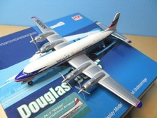 HOBBYMASTER 1:200 SCALE BRANIFF DOUGLAS DC-7C METAL  AIRLINER W/ORIG BOX EXC picture