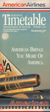 American Airlines system timetable 11/1/95 [308AA] Buy 4+ save 25% picture