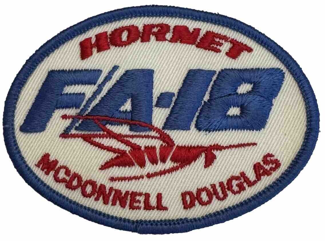 F/A 18 Hornet Patch McDonnell Douglas Embroidered Badge Aviation Emblem