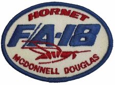 F/A 18 Hornet Patch McDonnell Douglas Embroidered Badge Aviation Emblem picture