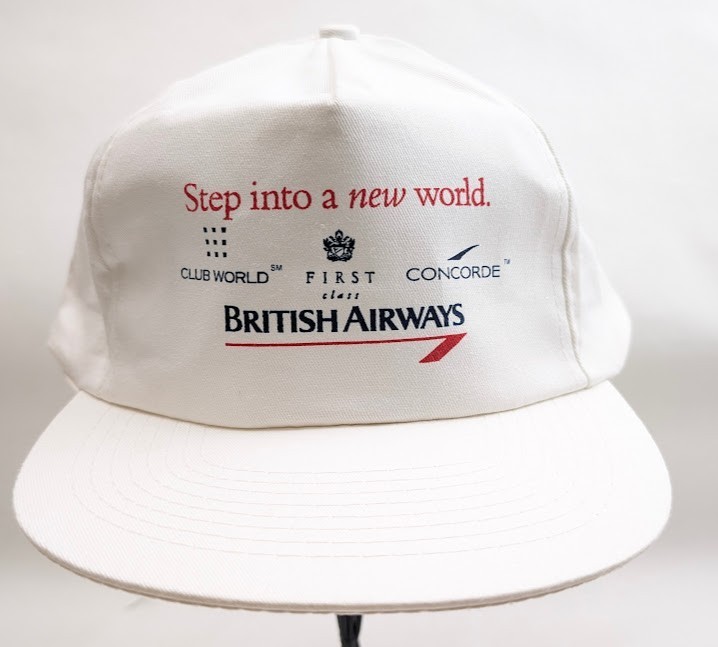 New Vintage Y2K British Airways CONCORDE Jet Airplane Trucker Hat NEVER USED New Vintage Y2K British Airways CONCORDE Jet Airplane Trucker Hat NEVER USED