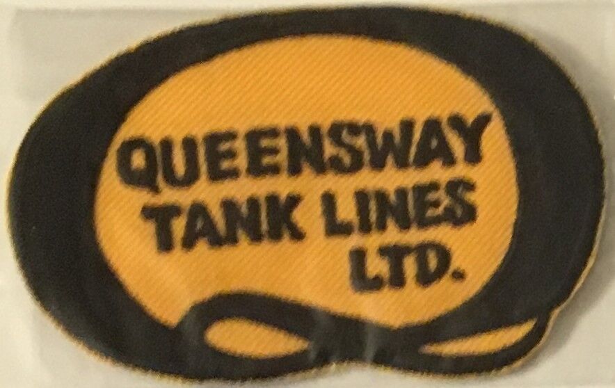 Queensway Tank Lines ltd driver patch 2-1/2 X 3-7/8 #2127