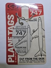 PlaneTags B747 Virgin Atlantic G-VFAB_Lady Penelope RARE Aircraft Skin Tag picture
