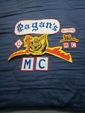 Pagan's M C Full and Front Patch Set 9 pc picture