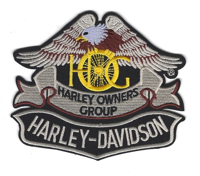 Harley Davidson Motorcycles Iron On Patch Owners Group Design 5