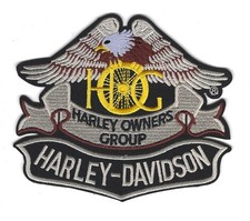 Harley Davidson Motorcycles Iron On Patch Owners Group Design 5
