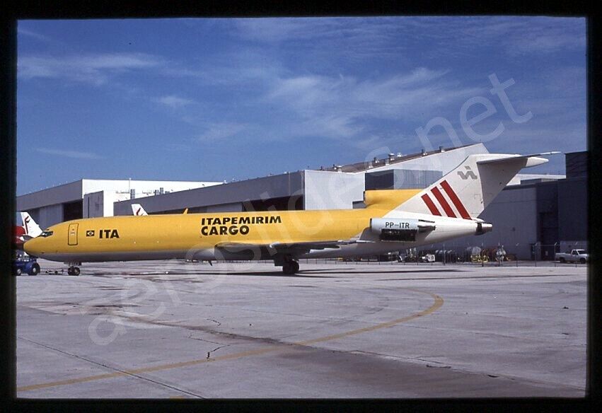 Itapemirim Cargo Boeing 727-200F PP-ITR Aug 95 Kodachrome Slide/Dia A4