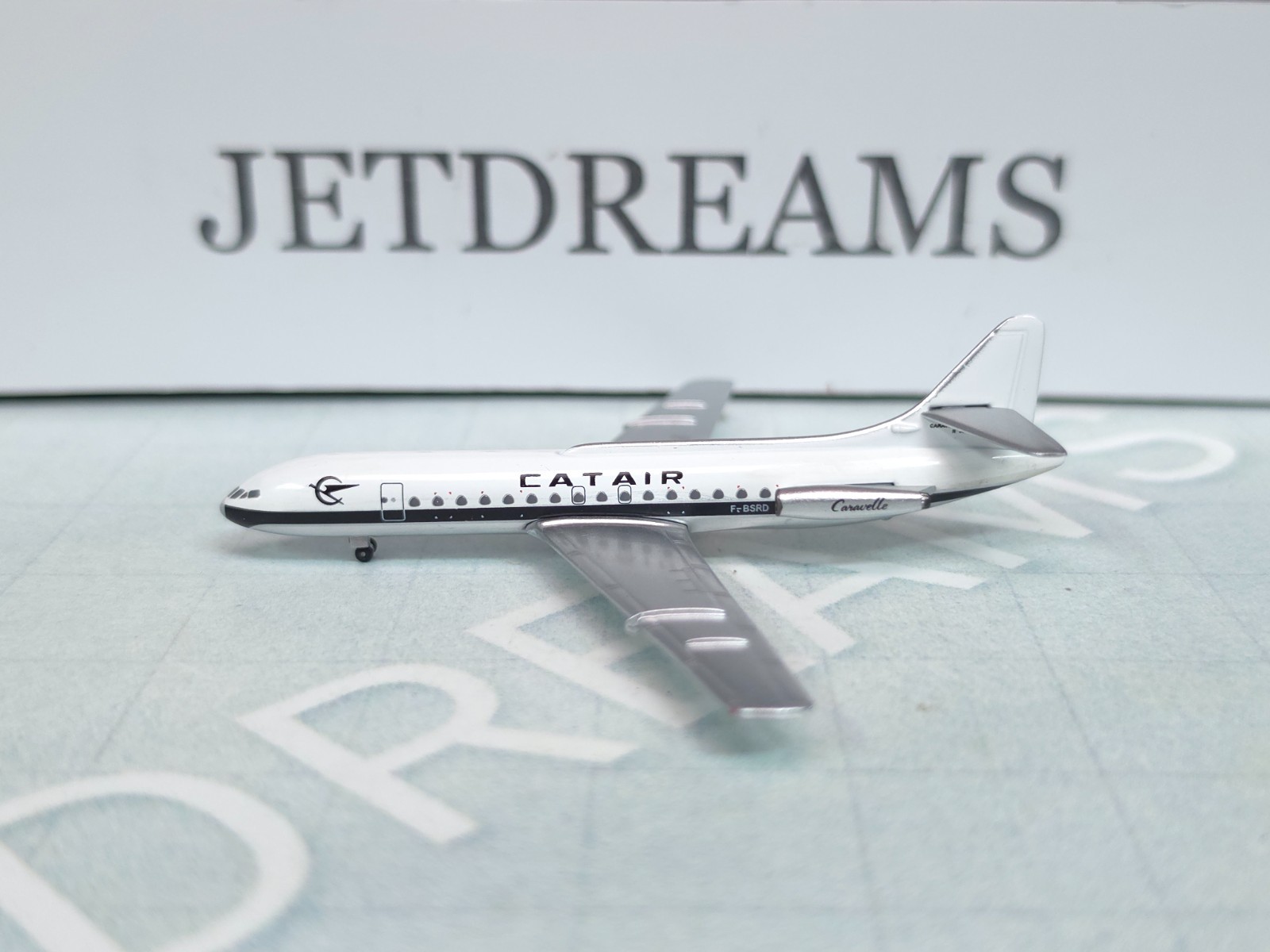 1/400 CATAIR (FRANCE) CARAVELLE III SE-210 1970'S COLORS F-BSRD AEROCLASSICS