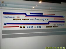 Chicago Illinois CTA  Transit Bus Decals   8.5 articulated bus model  picture