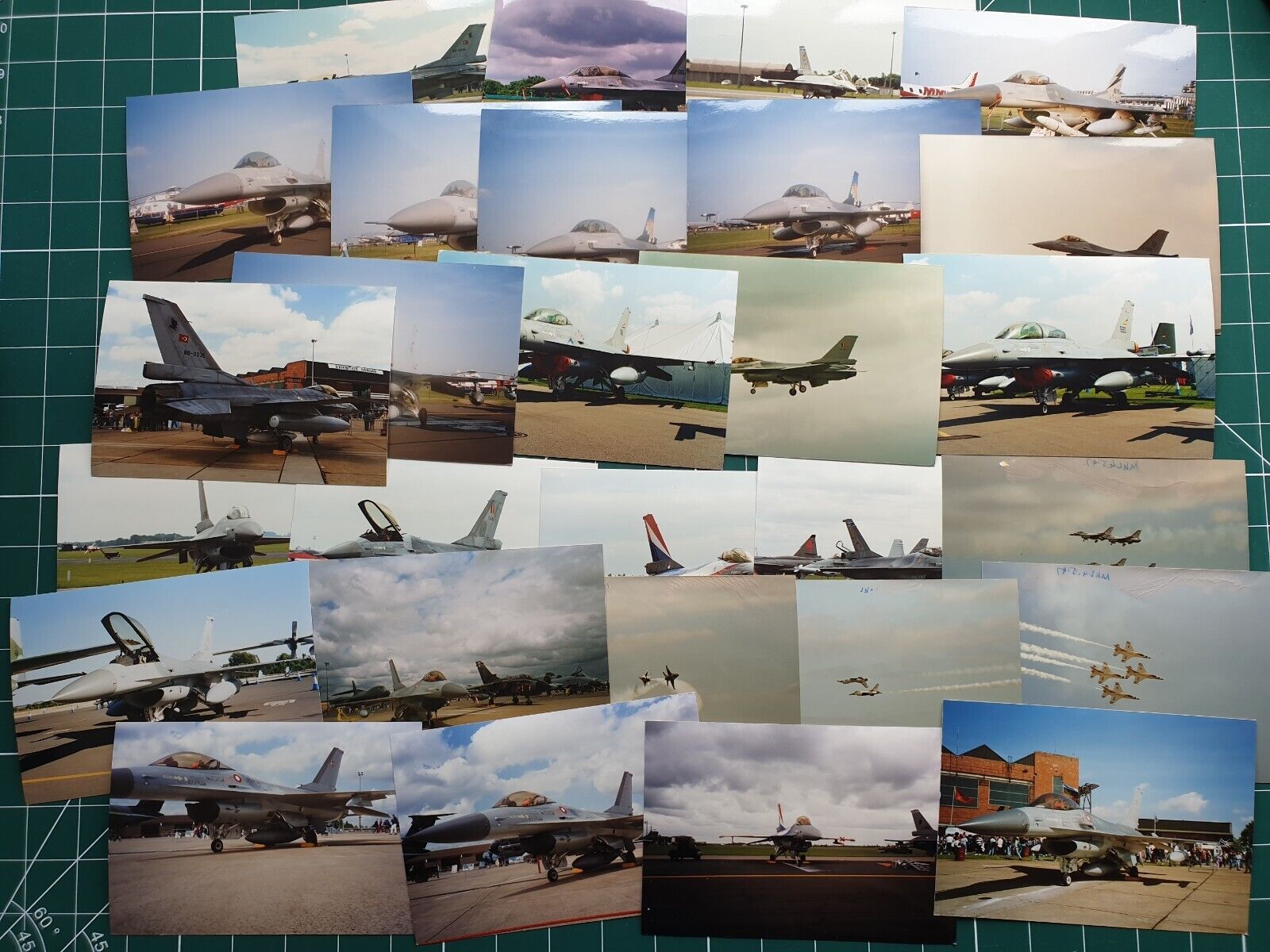67 x Lockheed F-16 Fighting Falcon Photographs. Mixed European and US Air Forces