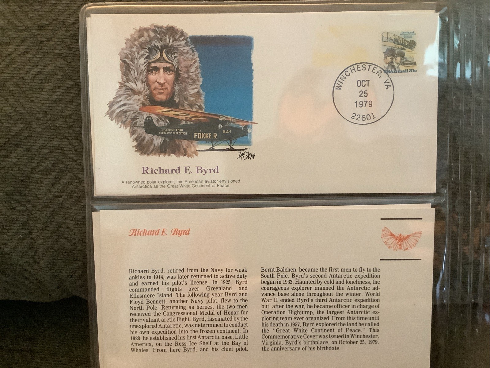 Fleetwood FDC Pioneers Of Flight Bert Balchen, Richard E, Byrd Fleetwood FDC Pioneers Of Flight Bert Balchen, Richard E, Byrd
