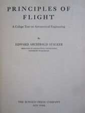 1931 Principles of Flight - Edward Stalker Ronald Press Aeronautical Engineering picture