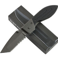 Kabar Warthog II Linerlock Folding Pocket Serrated Knife 3075 Black G-10 Handles picture