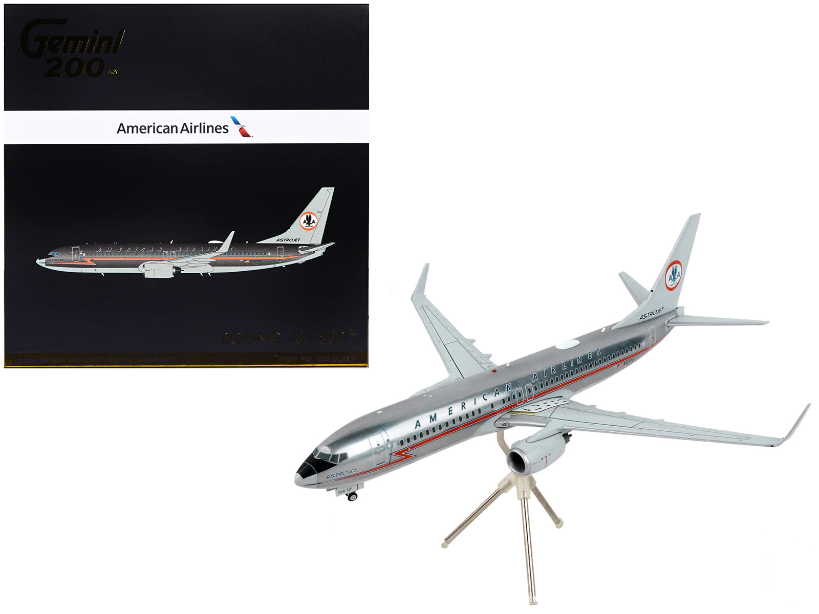 Boeing 737-800 Commercial Airlines - AstroJet 1/200 Diecast Model Airplane