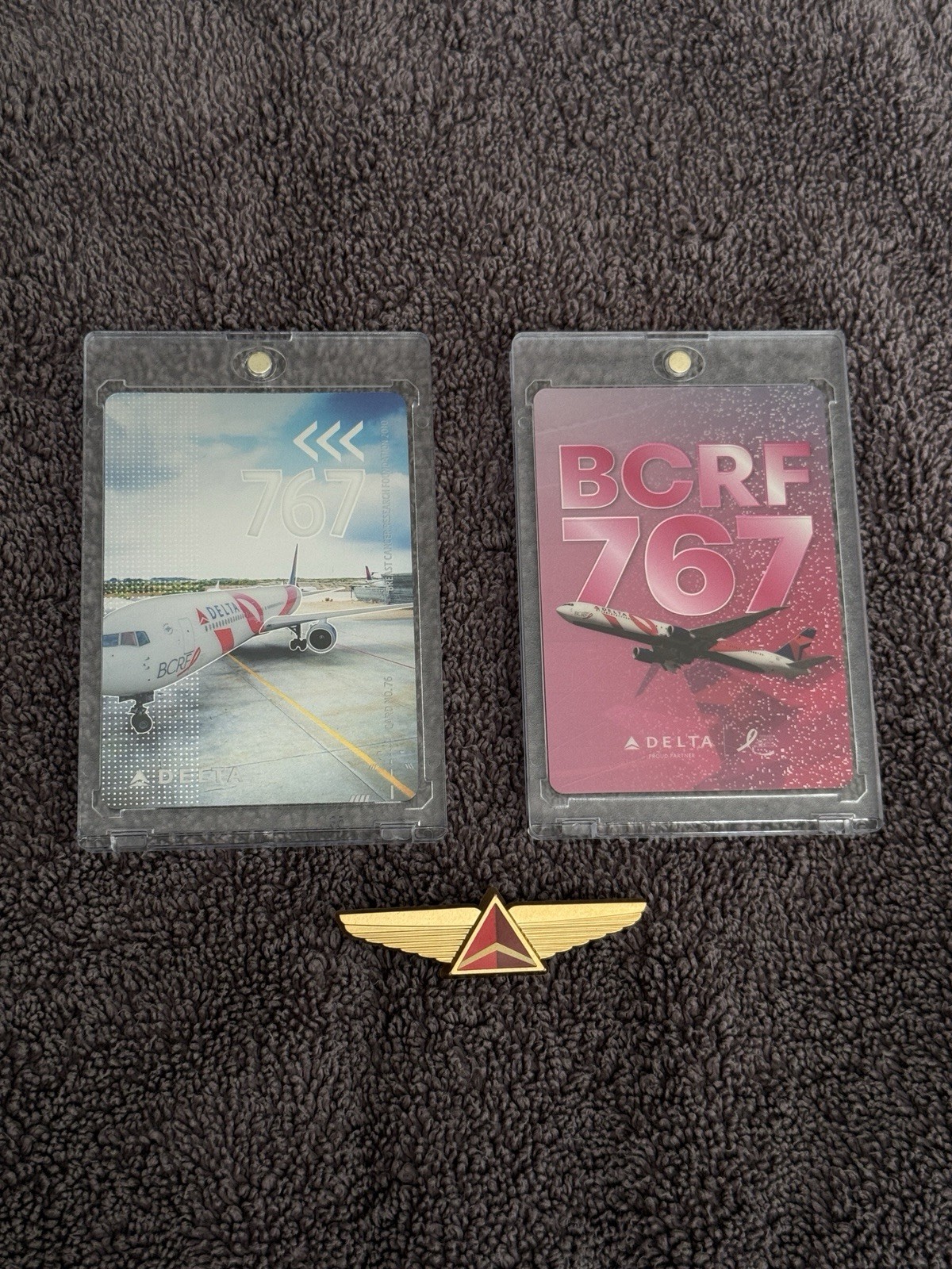 Delta Airline Pilot Trading Card-New Release, Card #76 #80. Breast Cancer (BCRF) Delta Airline Pilot Trading Card-New Release, Card #76 #80. Breast Cancer (BCRF)