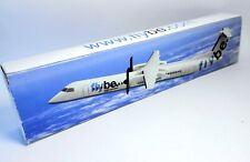 Bombardier Dash-8-Q400 Flybe White Livery Snap Fit Collectors Model 1:100 picture