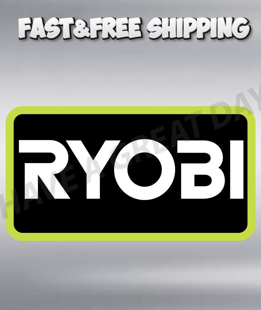 Ryobi Tools Logo Sticker / Vinyl Decal  | 10 Sizes with TRACKING