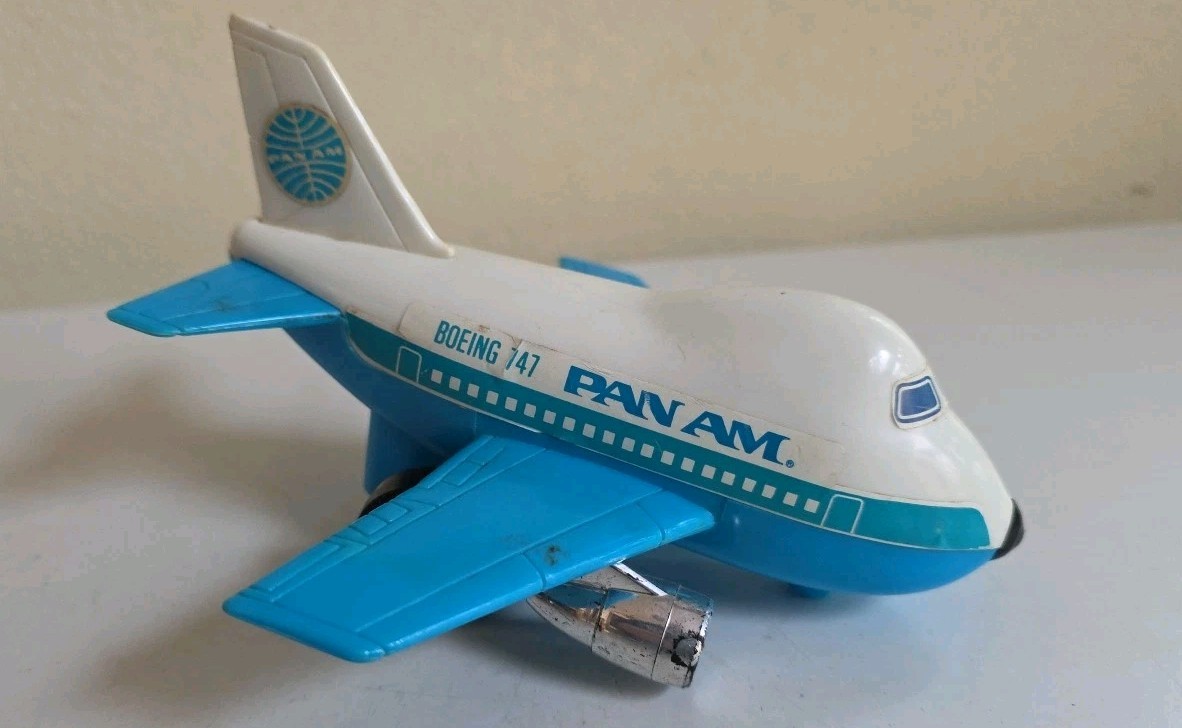 Vintage JIMSON toys hong kong PAN AM B747 airplane (SEE PICS) Vintage JIMSON toys hong kong PAN AM B747 airplane (SEE PICS)