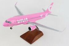 Skymarks SKR8384 Viva Air A320neo BCA Pink Desk Top Display 1/100 Model Airplane picture
