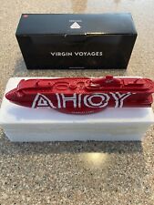 Virgin Voyages Scarlet Lady Cruise Ship Model New In Box Purchased Onboard picture
