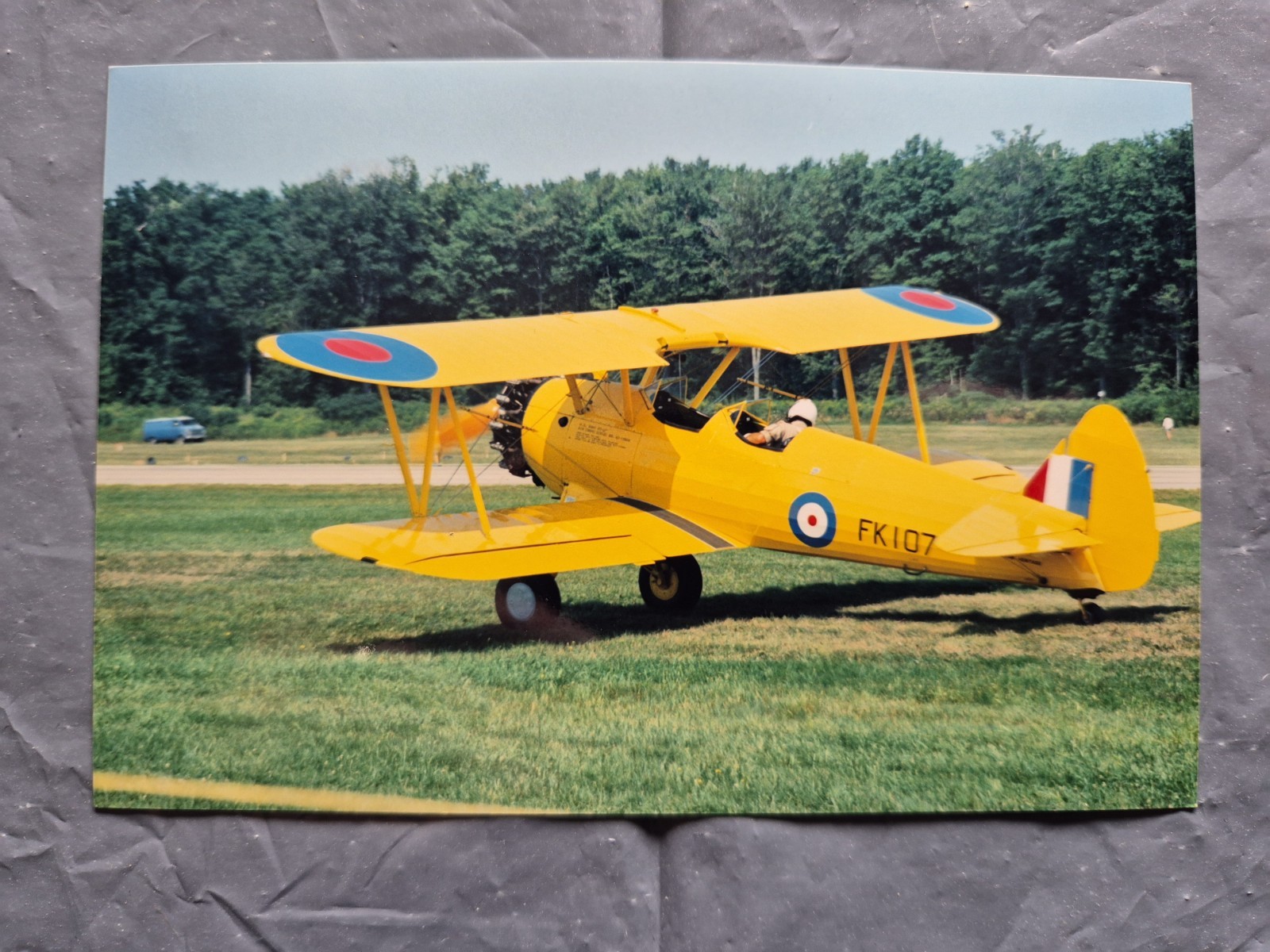 Boeing Stearman PT-17 Kaydet FK107 photograph RCAF Boeing Stearman PT-17 Kaydet FK107 photograph RCAF