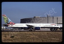 British Airways Boeing 757-200 G-CPEL Oct 97 NOTES Kodachrome Slide/Dia A1 picture