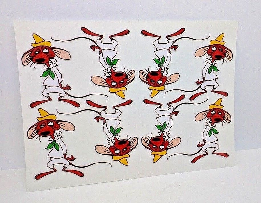 Slowpoke Rodriguez x 8 Vintage Style DECAL, Vinyl STICKER, rat rod, racing Slowpoke Rodriguez x 8 Vintage Style DECAL, Vinyl STICKER, rat rod, racing