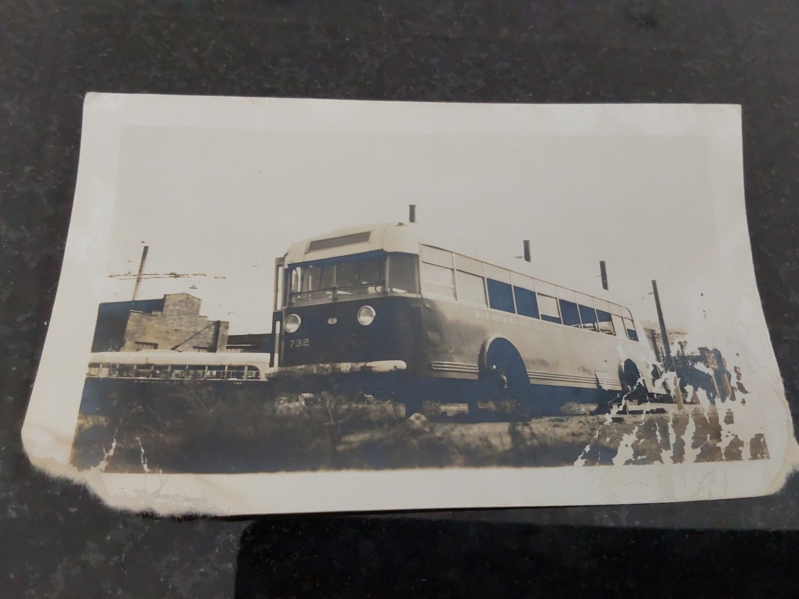 Birmingham Electric 1950s Bus Photo Transportation AL Birmingham Electric 1950s Bus Photo Transportation AL