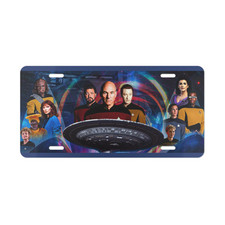 Star Trek The Next Generation TV Show License Plate picture