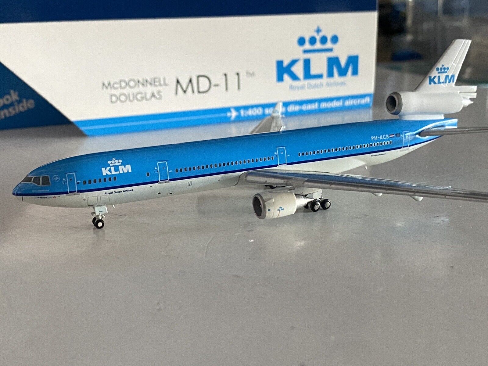 Gemini Jets KLM Royal Dutch Airlines McDonnell Douglas MD-11 1:400 PH-KCB Bye