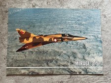 Dassault-Breguet Mirage 3 / 5 fighter aircraft promo brochure / booklet, 1981 picture