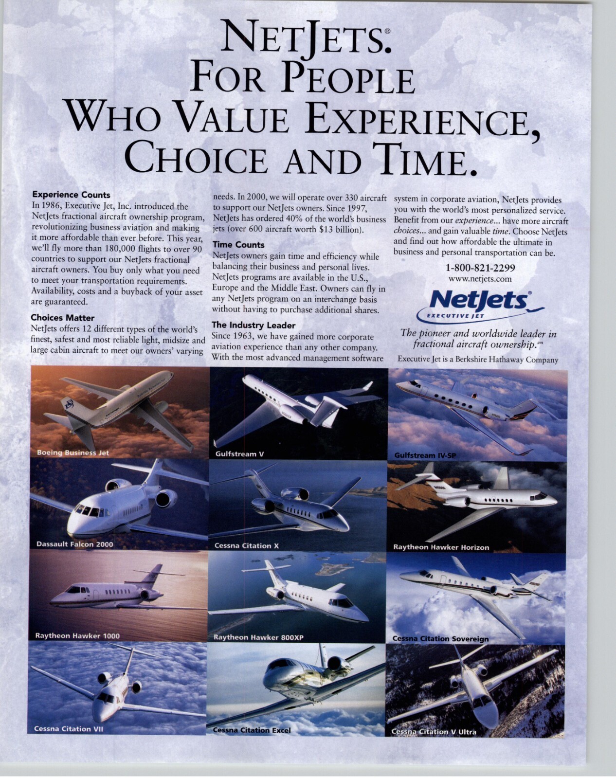 2000 Netjets Executive Jets Vintage Print Ad 12 Corporate Private Jet Photos 